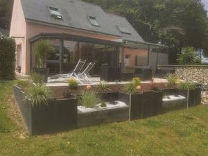 Chantier paysager finalisé par DIM Jardins paysagiste Finistère